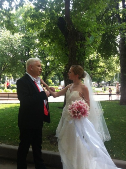 Ez menyasszony Boris Moiseyev van háborodva a híre esküvőre (fotók) - lényege események