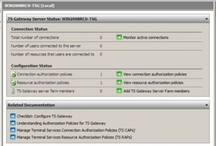 Konfigurálása Terminal Services Gateway (terminál szolgáltatásokat gateway) Windows Server 2008 (2. rész)