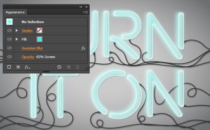 Text neon în Adobe Illustrator