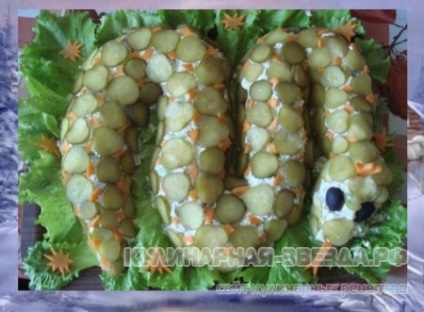 Mai multe feluri de șarpe de salată de Anul Nou - o stea culinară - pentru rețete de femei pentru gătit