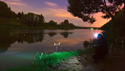 Pescuitul de noapte pentru alimentator, somn, cocoș, burbot și bugger