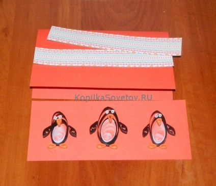 Pinguinii de Anul Nou în tehnica de quilling cu mâinile lor - o clasă de masterat pentru tine!