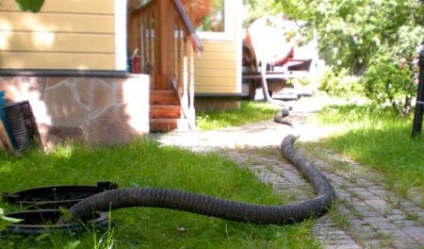 Tisztítás szeptikus tartály iszap és az iszap a munkavégzési szabályok