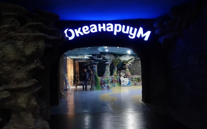 Oceanarium Moszkvában, a bevásárló központ rio