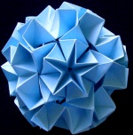 Schema Origami Kusudama, face o lecție video kusudamu minge