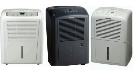 Dehumidifiere diferențe de aer, tipuri, caracteristici