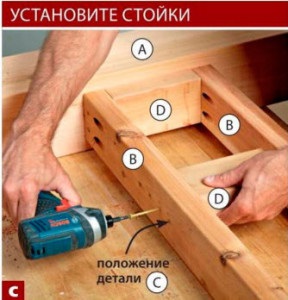 Pergola a kezével lépésről lépésre utasításokat és rajzokat (párhuzamosan egymással) Pergola a kezével lépésről lépésre utasításokat és rajzokat