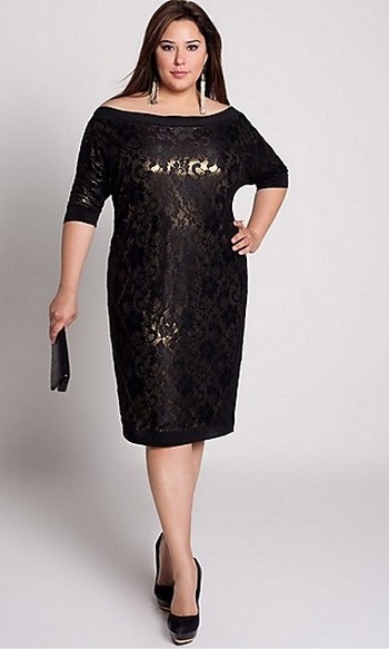 Рокля-калъф за жени с наднормено тегло (25 снимки) вечерни рокли