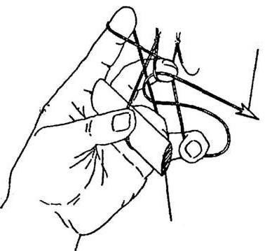 Țesutul rețelelor cu schema propriilor mâini - țeserea circuitelor de plasă de pescuit care execută buclele rețelei