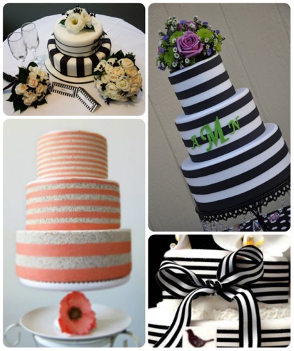 Stripes in decorarea nuntii