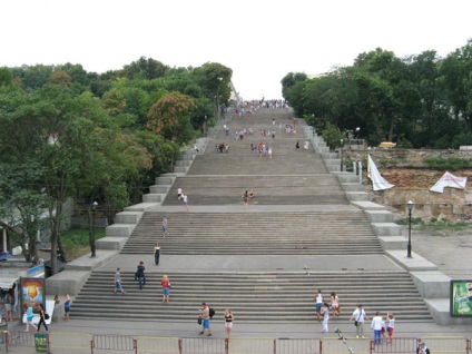 Patyomkin-lépcső, Odessza, Ukrajna leírás, képek, ahol a térképen, hogyan juthat