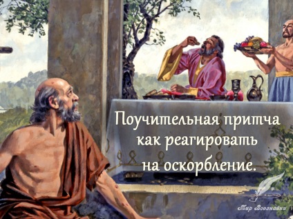 O parabolă instructivă despre cum să răspund la o insultă