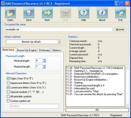 Rar password parola cracare și protecție - programe - da programul! Site despre programe