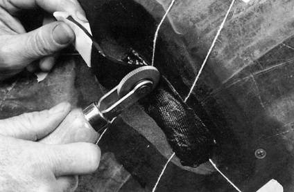 Repararea anvelopelor diagonale de marfă cu patch-uri bp