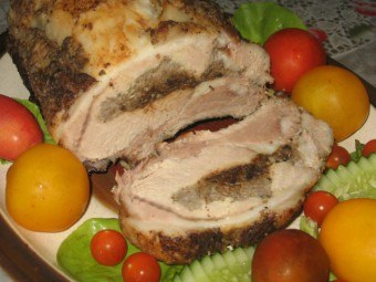 Rețeta de carne de porc umplută cu morcovi