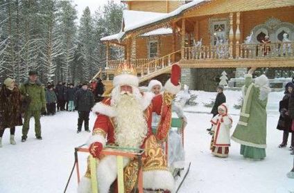 Reședința lui Moș Crăciun în Belovezhskaya Pushcha