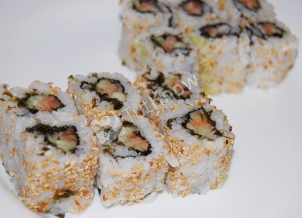 Salmon rolls la domiciliu, retete cu fotografii pe m 72