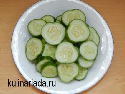 Saláta uborka és paradicsom a téli kulinariada
