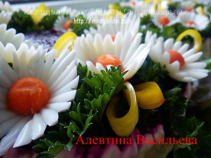 Herring sub blana - frumos decor de salata - retete simple