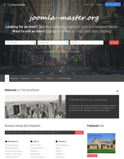 Portal templates - joomla master, joomla 2 șabloane