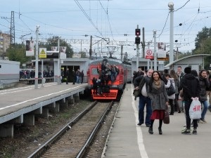 Stormarea trenurilor electrice din Moscova a explodat pe internet