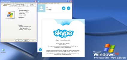 Skype pentru caracteristicile de instalare Windows XP