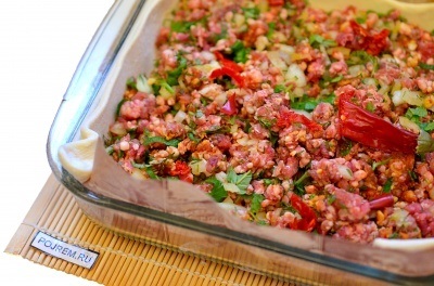 Puff pite hússal - lépésről lépésre recept, hogyan kell főzni fotókkal