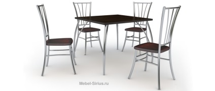 Combinația dintre o masă și scaune în bucătărie