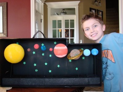 Sistemul solar este o machetă plastilină - o clasă de master 