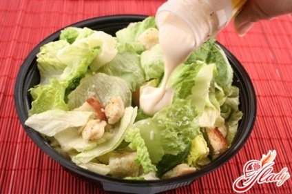 Caesar Sauce reteta pentru salata de salata clasica