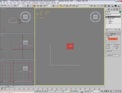 Crearea de plinta sau bagheta in 3d max