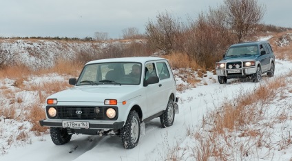 Test comparativ lada 4x4 (fret 4x4 niva) și mitsubishi pajero (Mitsubishi Pajero)