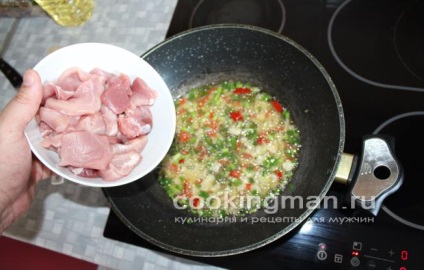 Carne de porc cu ciuperci - gătit pentru bărbați