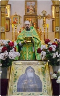 Templul Sfântului Vladimir este o felicitare în ziua omagiului către Arhimandritul Ambroș (Gerashchenko)