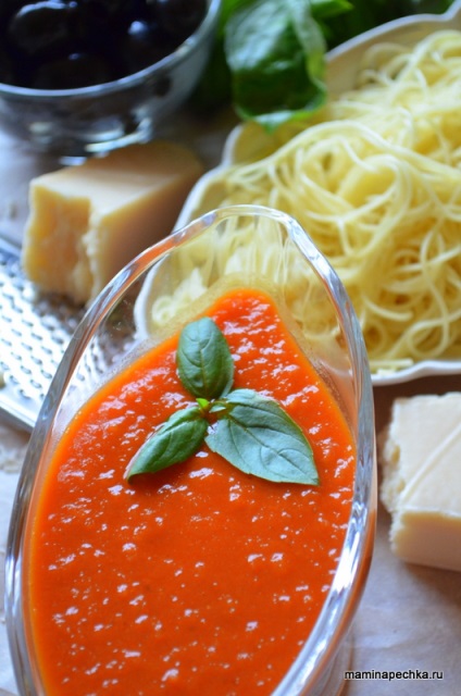 Доматен сос за спагети и пица - дом рецепта
