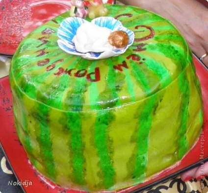 Cake tort de burete pepene verde, maeștri de țară