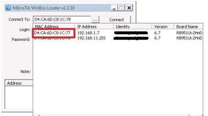 Контрол и връзка за възстановяване след отказ на MikroTik