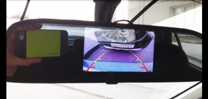 Instalarea unei camere video cu vedere din spate pe toyota auris complete cu oglinda-display, o