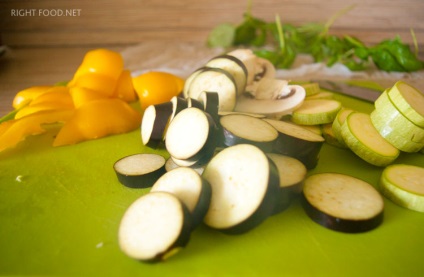 Pizza vegetariană legume, mâncarea potrivită