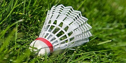 Alegerea unei rachete și a flush pentru joc badminton