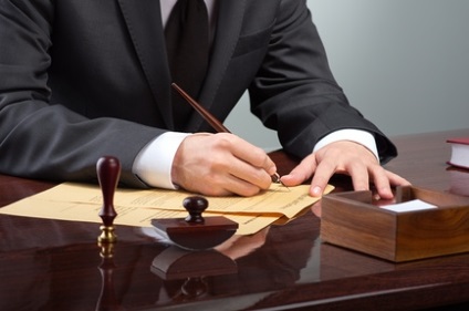 Apelarea unui notar la casă pentru executarea unei voințe