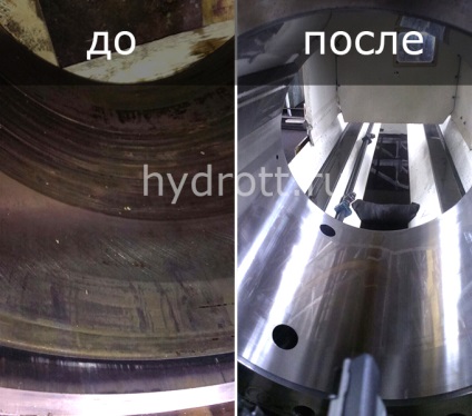 Restaurarea cilindrilor hidraulici împotriva zgârieturilor și zgârieturilor la Moscova, hidrotehnică