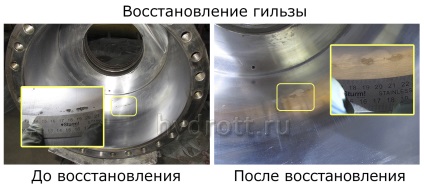 Restaurarea cilindrilor hidraulici împotriva zgârieturilor și zgârieturilor la Moscova, hidrotehnică