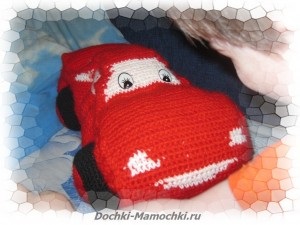Tricotat makkuin - o pernă excelentă de jucărie (croșetat), fiice