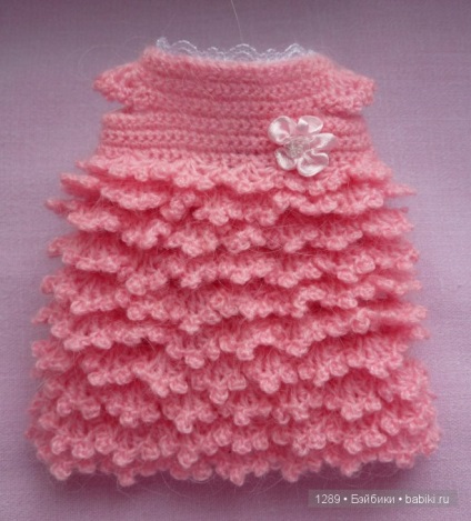 Tricotam o rochie pentru paolochki (păpușă paola reina 32 cm)