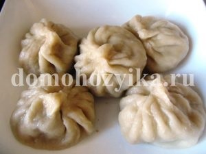 Khinkali zöldséges mártással (khinkali) Khinkali zöldséges mártással