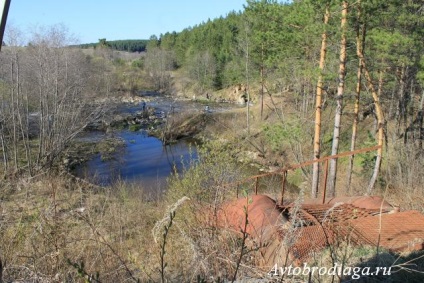 Cascada Yuzhakovsky, tramp