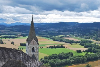 Castelul Hochosterwitz din Austria, fotografie a castelului