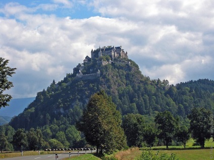 Castelul Hochosterwitz din Austria, fotografie a castelului