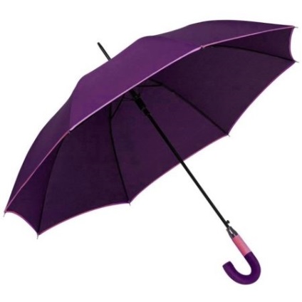 Umbrella baston negru cu logo-ul, cu lama și mâner din lemn, curcubeu, caz galben pentru femeie